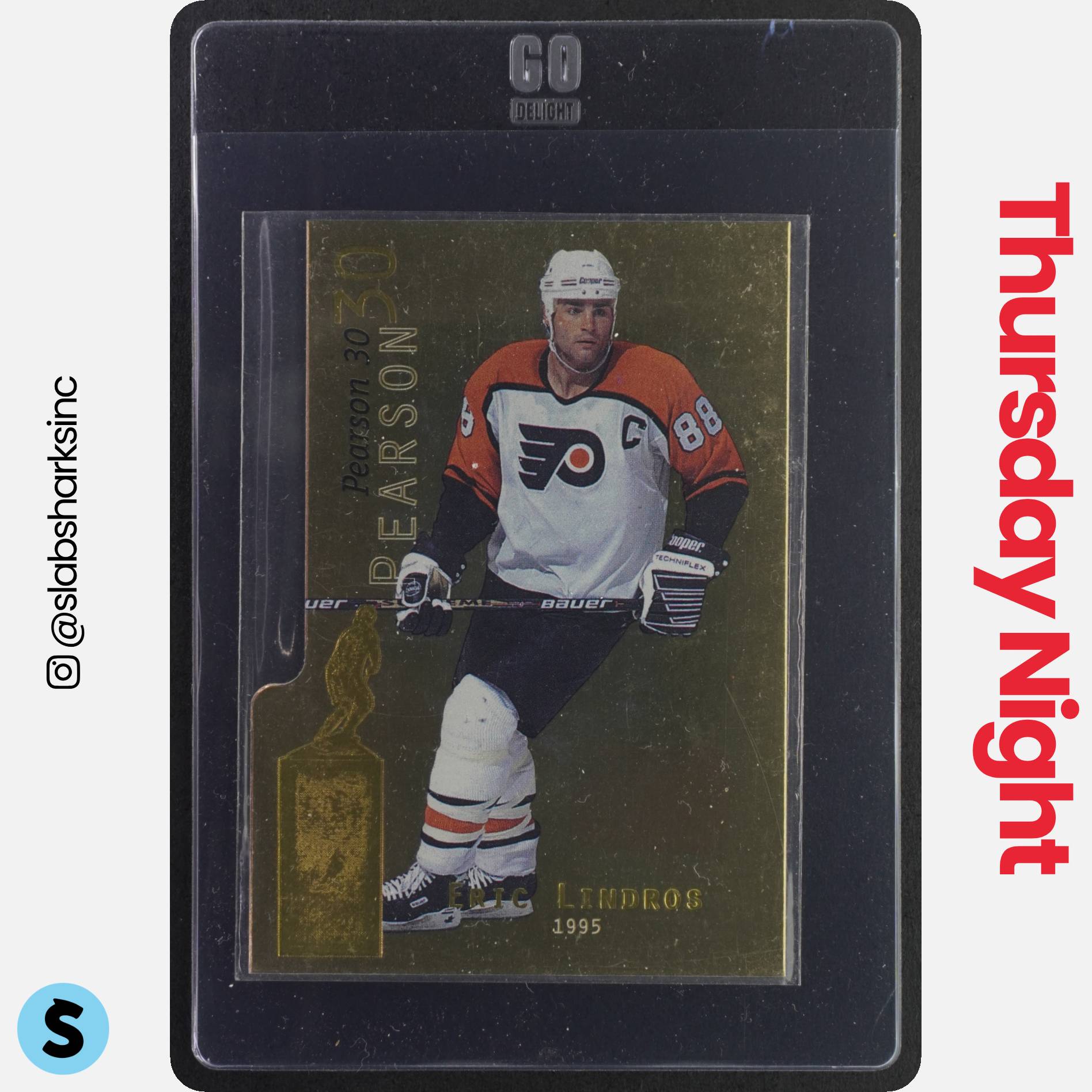 1999 ITG BE A PLAYER MILLENNIUM SIGNATURE SERIES #P-4 ERIC LINDROS PEARSON /300