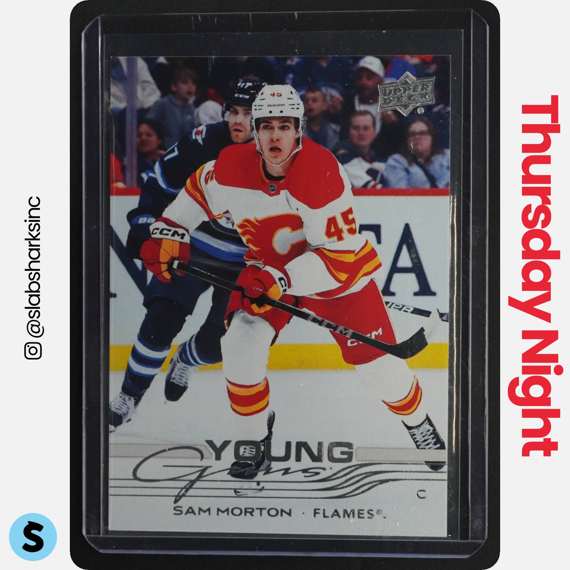 2025 UPPER DECK SERIES 1 #215 SAM MORTON YOUNG GUNS RC ROOKIE