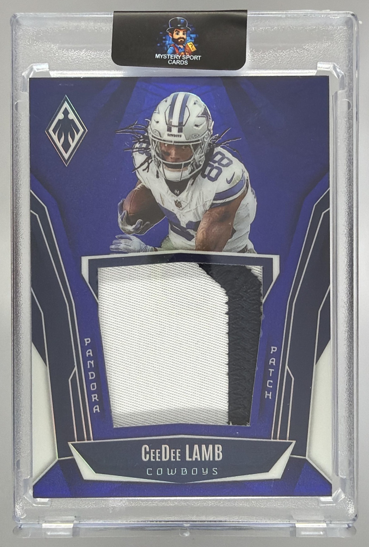 Card image for 2024 Panini Football Phoenix CeeDee Lamb Red Lazer /199 #21 Dallas Cowboys