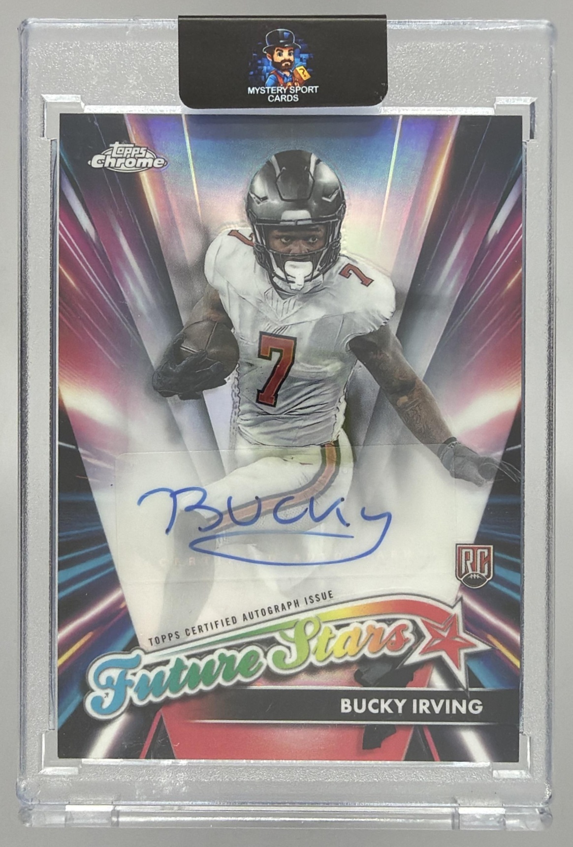 Card image for 2024 Topps Chrome Bucky Irving Future Stars Auto #FSA-BI RC Buccaneers