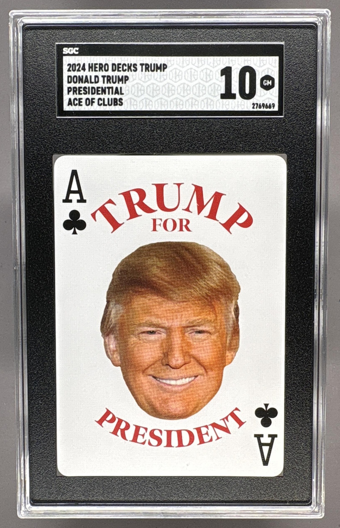 2024 HERO DECKS DONALD TRUMP PRESIDENTAL SGC 10