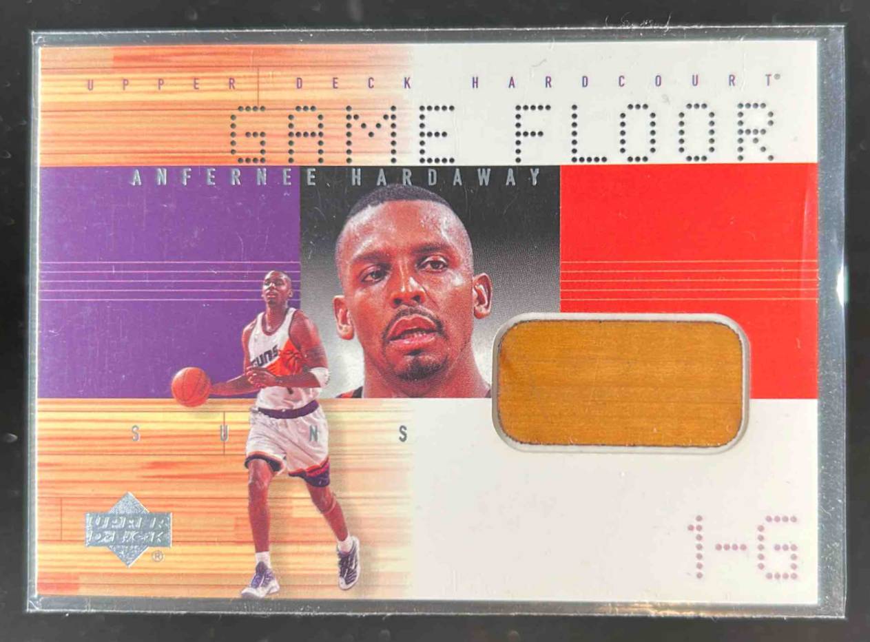 Card image for 2000-01 UPPER DECK HARDCOURT ANFERNEE HARDAWAY GAME FLOOR #AH-F PHOENIX SUNS