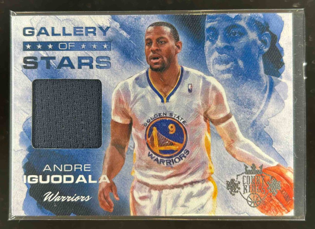 Card image for 2013-14 Panini Court Kings Andre Iguodala Gallery of Stars Jerseys 21 /325 #30