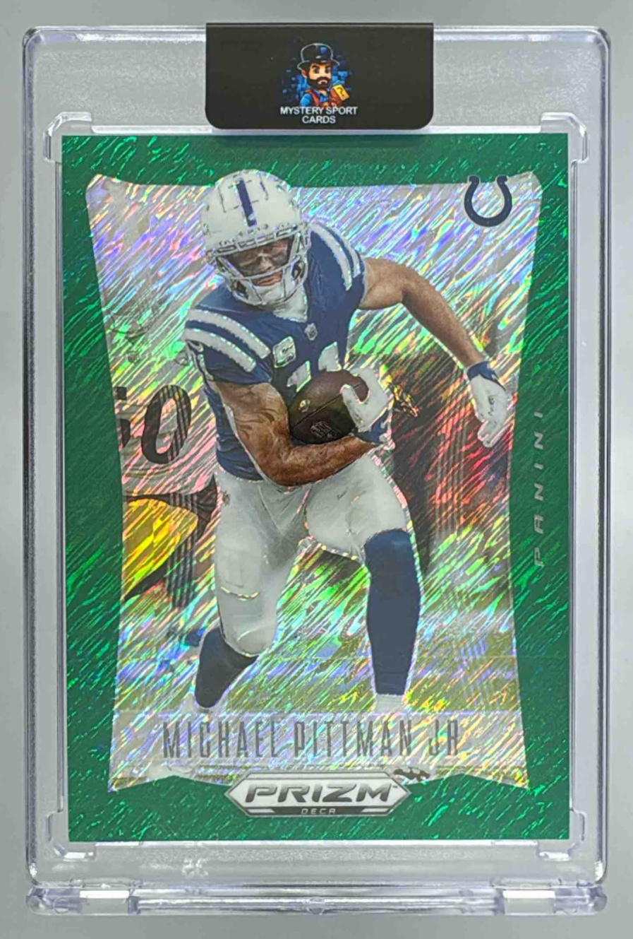 Card image for 2024 Panini Football Prizm Deca Michael Pittman Jr. #132 Indianapolis Colts