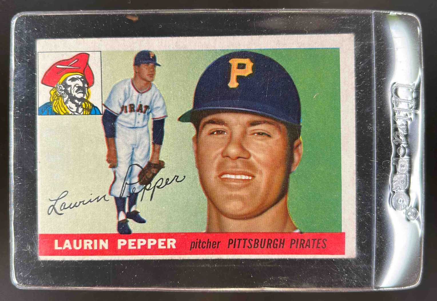Card image for 1955 TOPPS BASEBALL LAURIN PEPPER #147 RC PITTSBURGH PIRATES