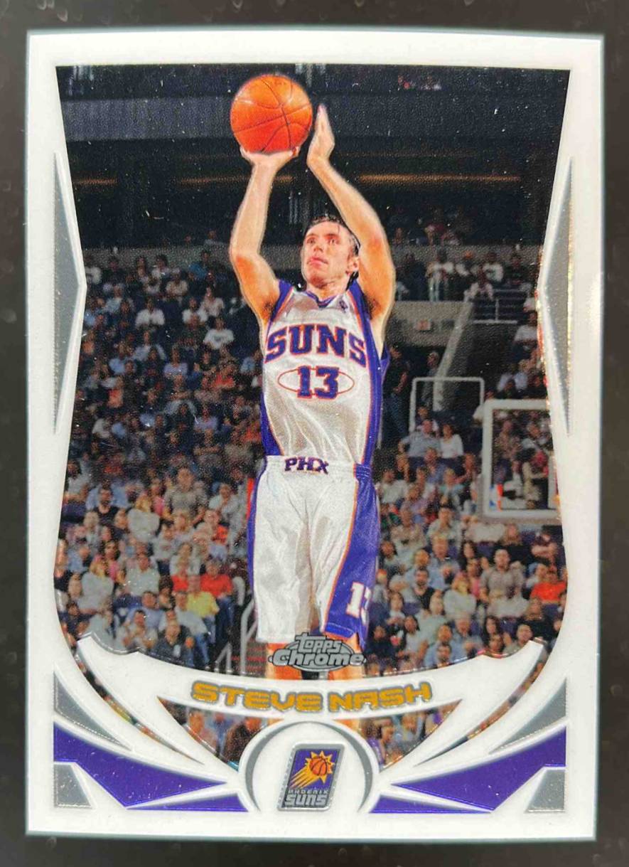 Card image for 2004-05 TOPPS CHROME STEVE NASH #153 PHOENIX SUNS