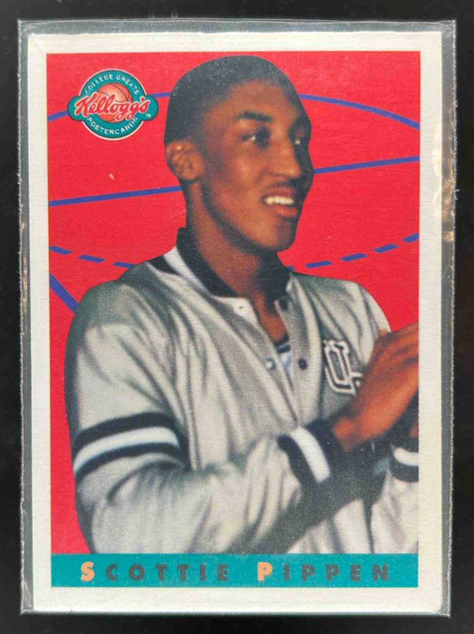 Card image for 1993 KELLOGG'S COLLEGE GREATS SCOTTIE PIPPEN STAR PICS