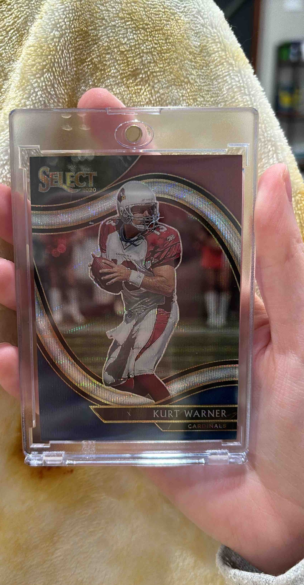 Card image for 2020 Panini Football Select Kurt Warner #305 Field Arizona Cardinals