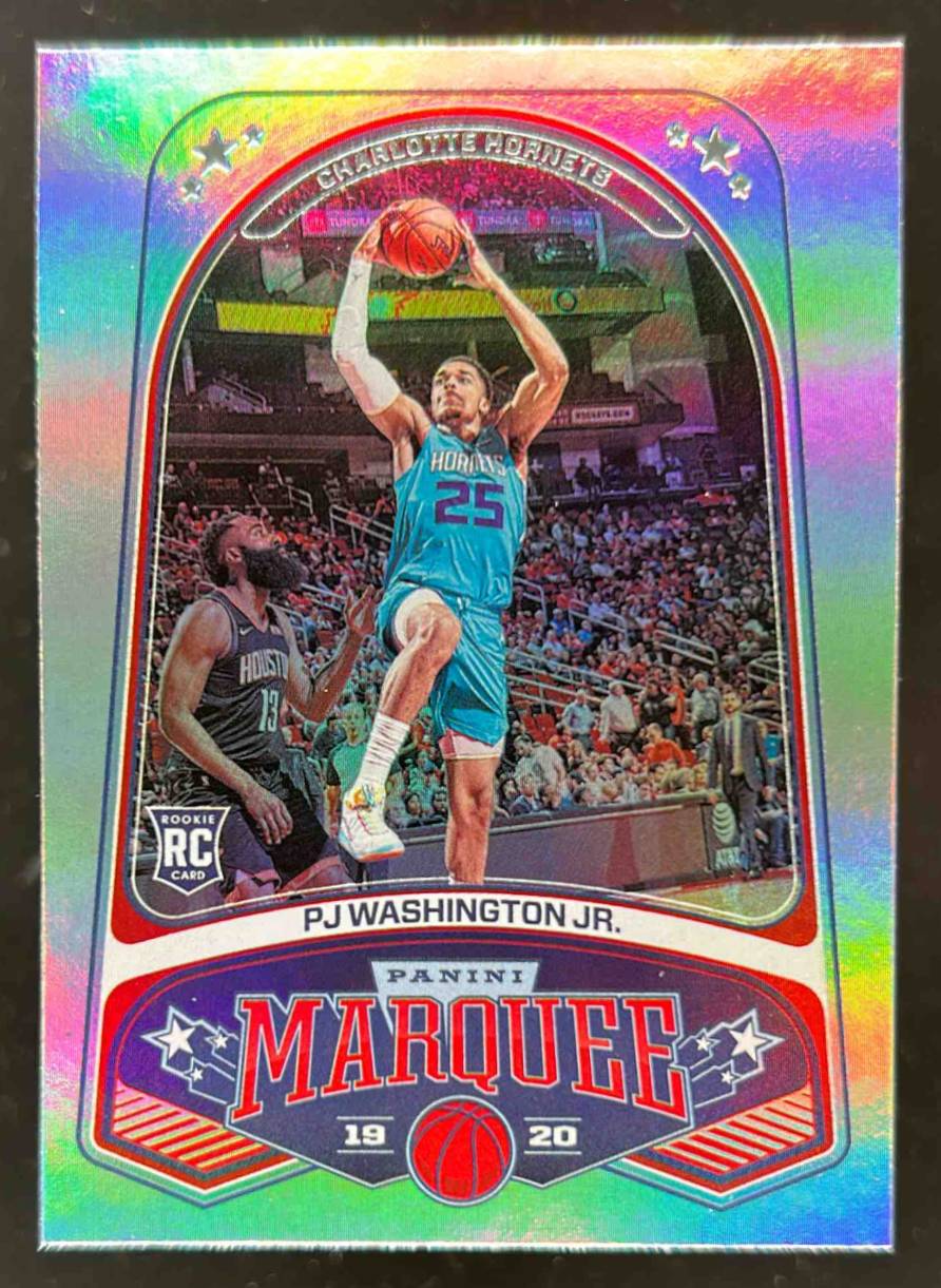 Card image for 2019-20 PANINI CHRONICLES PJ WASHINGTON JR. #257 RC MARQUEE CHARLOTTE HORNETS