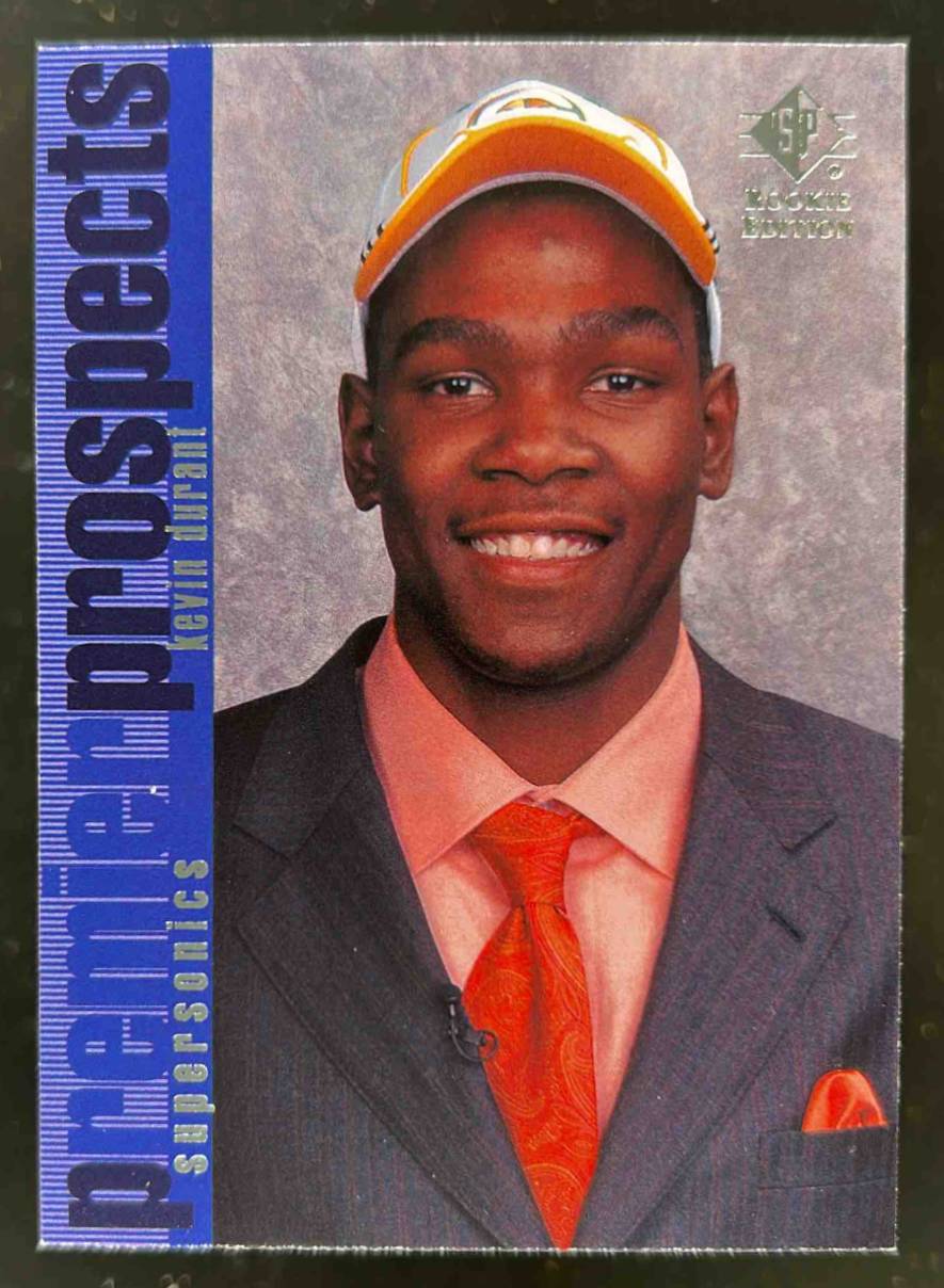 Card image for 2007-08 SP ROOKIE EDITION KEVIN DURANT #106 RC ROOKIE