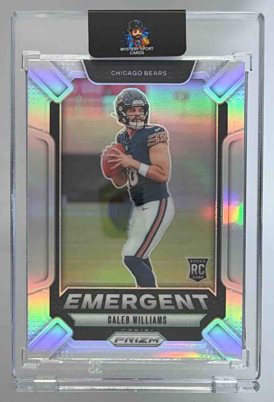 Card image for 2024 Panini Prizm Caleb Williams Rookie Variations #1 RC VAR Bears