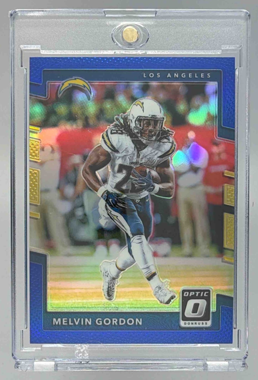 Card image for 2017 Panini Football Donruss Optic Melvin Gordon #5 Los Angeles Chargers