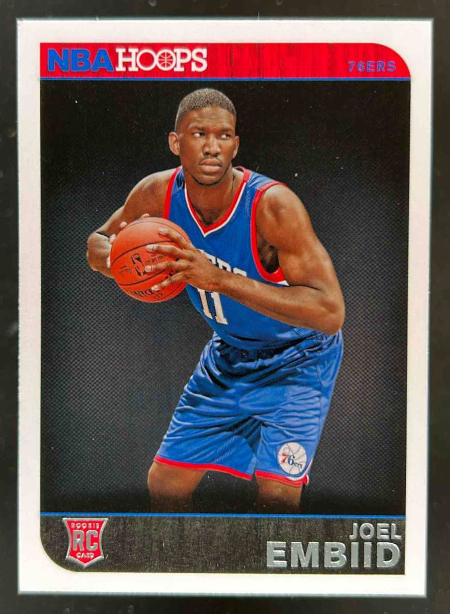 Card image for 2014-15 PANINI HOOPS JOEL EMBIID #263 RC ROOKIE PHILADELPHIA 76ERS