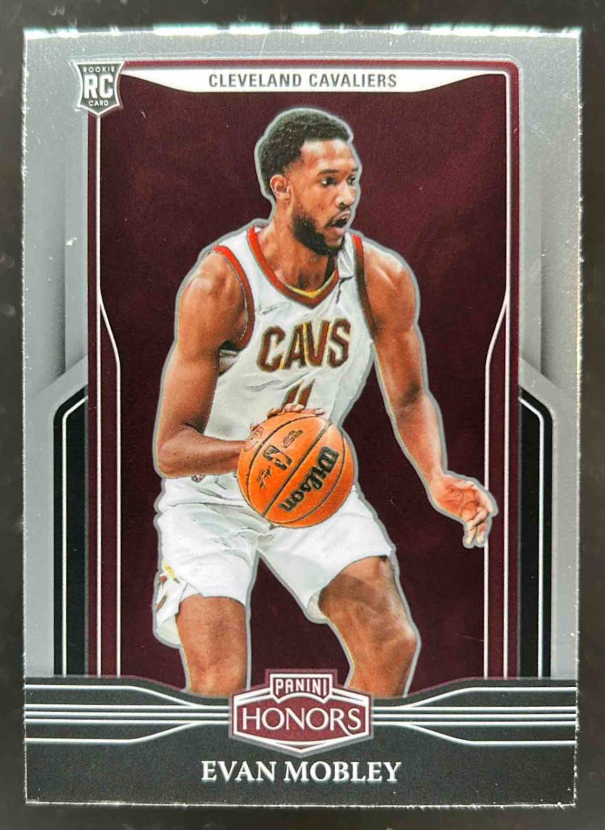 Card image for 2021-22 PANINI CHRONICLES EVAN MOBLEY #687 HONORS RC ROOKIE CLEVELAND CAVALIERS