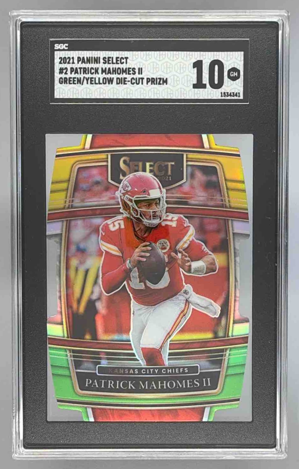Card image for 2021 Panini Football Select Patrick Mahomes II #2 Concourse Kansas City Chiefs