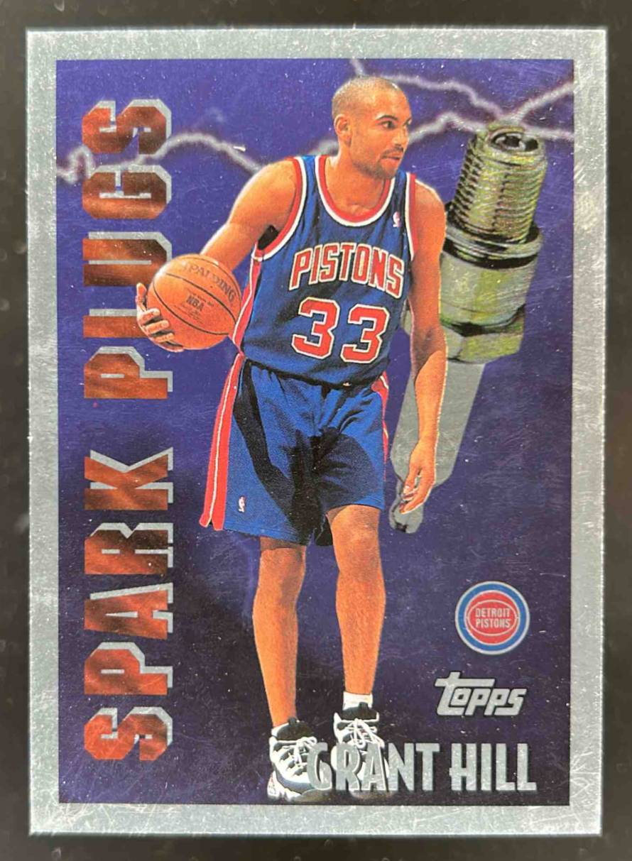 Card image for 1995-96 TOPPS GRANT HILL SPARK PLUGS #SP9 DETROIT PISTONS