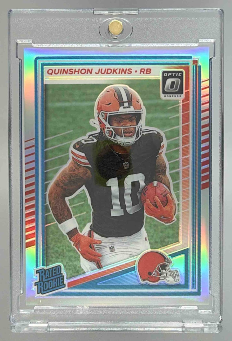 Card image for 2025 Panini Donruss Optic Quinshon Judkins Rated Rookie #252 Browns