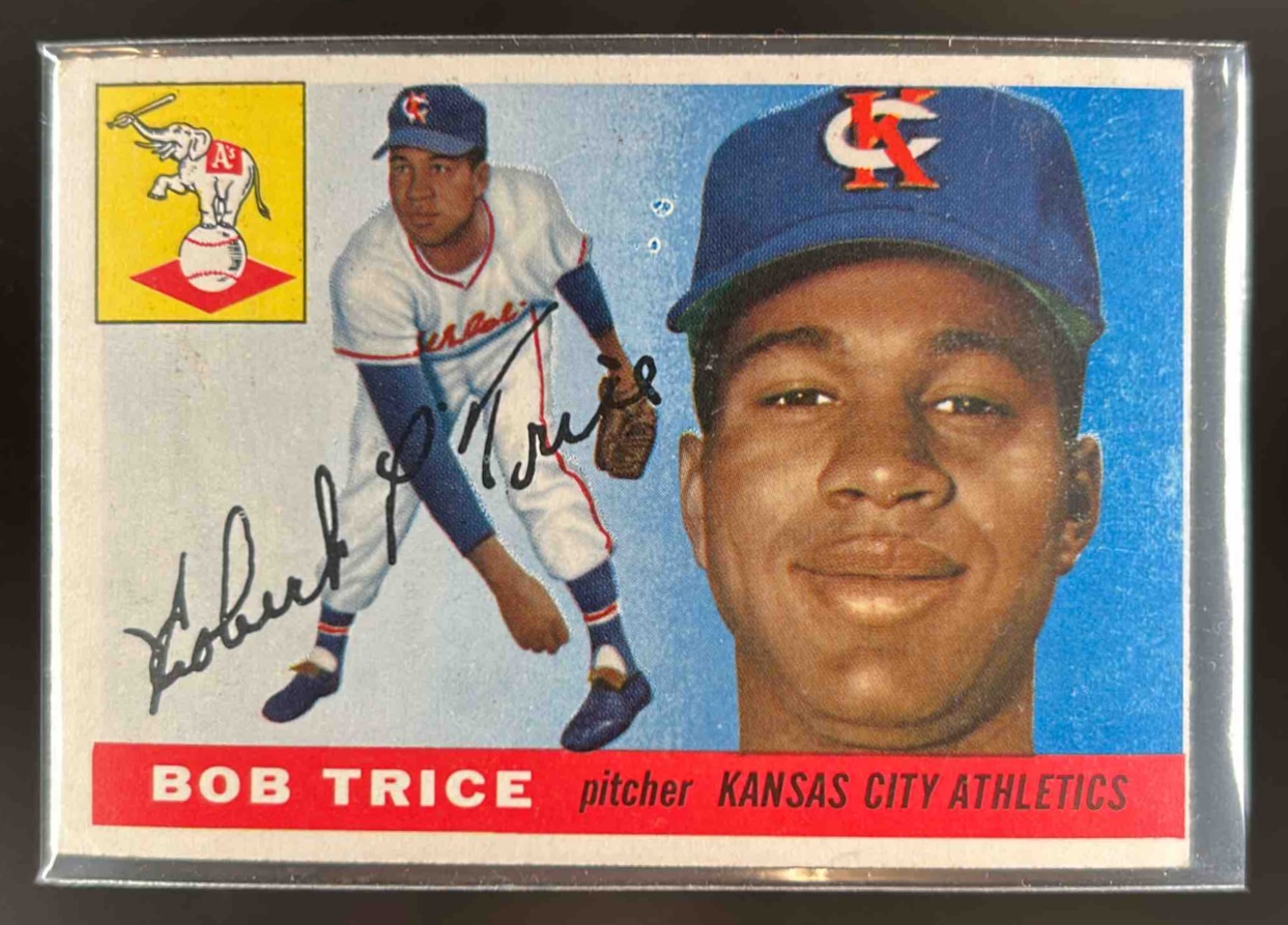 Card image for 1955 TOPPS BASEBALL BOB TRICE #132