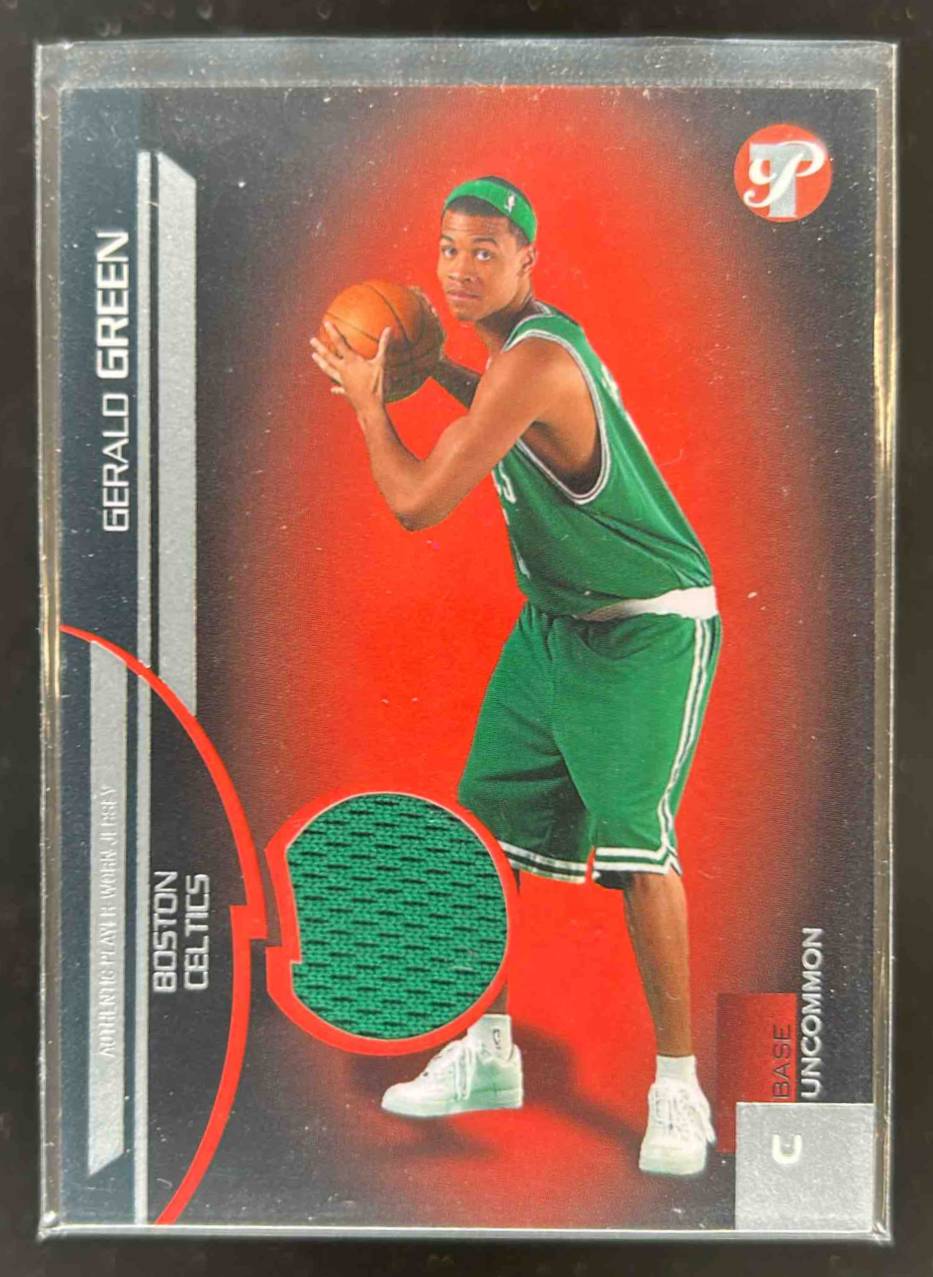Card image for 2005-06 TOPPS PRISTINE GERALD GREEN /500 #179 RC AUTO ROOKIE BOSTON CELTICS