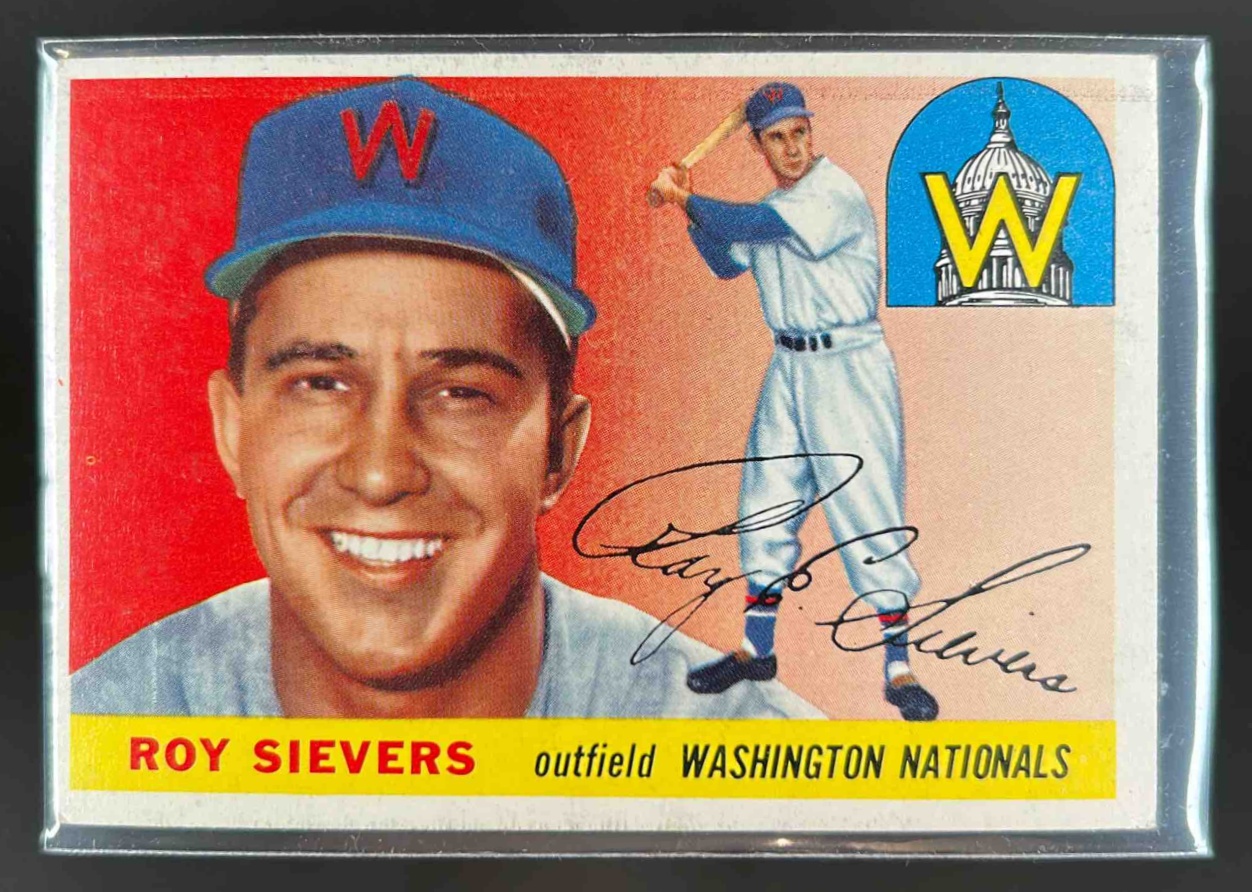 Card image for 1955 TOPPS ROY SIEVERS #16