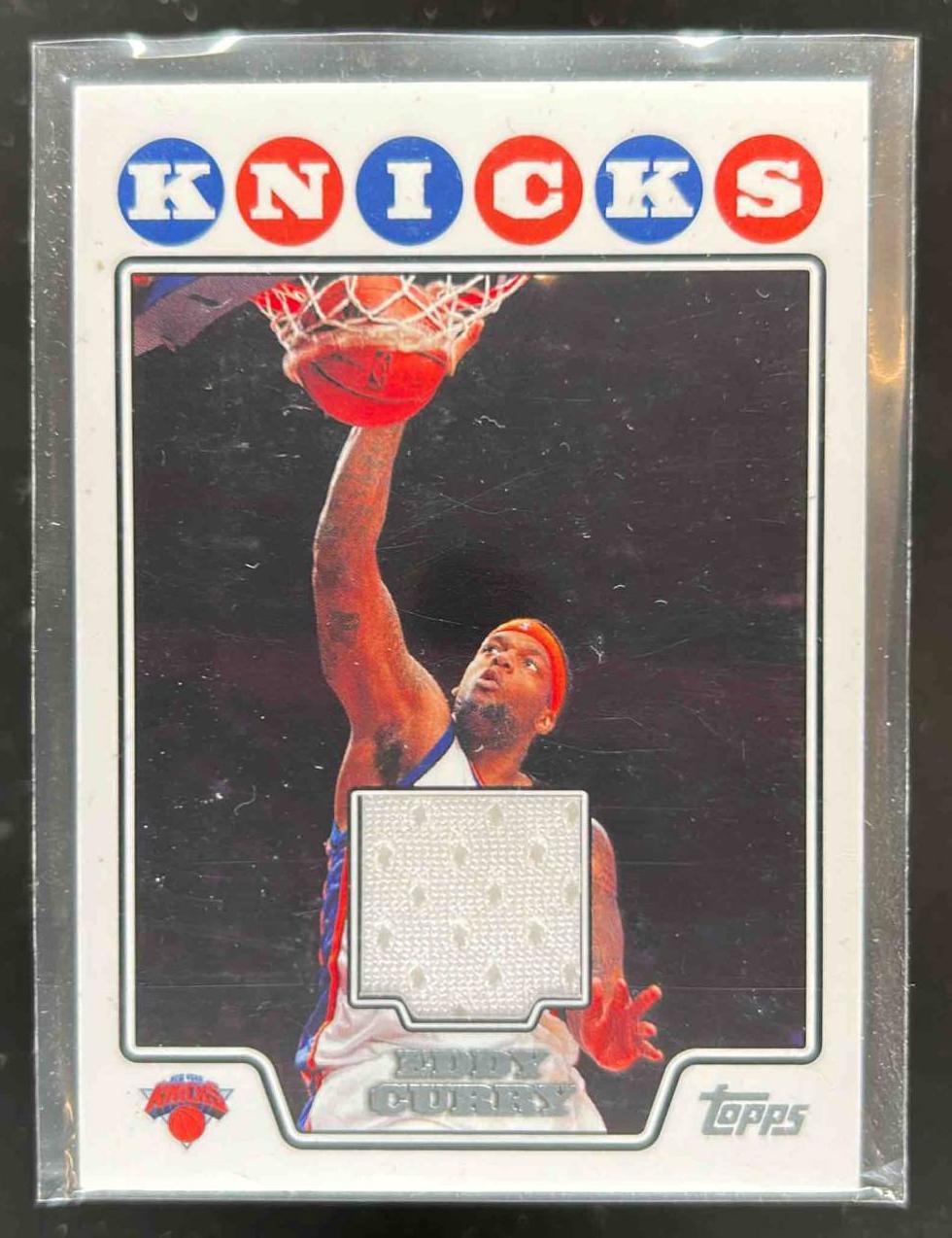 Card image for 2008-09 TOPPS EDDY CURRY RETAIL RELICS #TBKR13 NEW YORK KNICKS