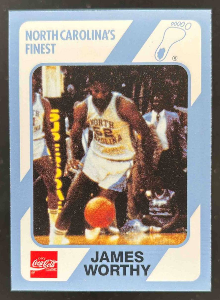 Card image for 1989 Collegiate Collection North Carolina's Finest James Worthy #114