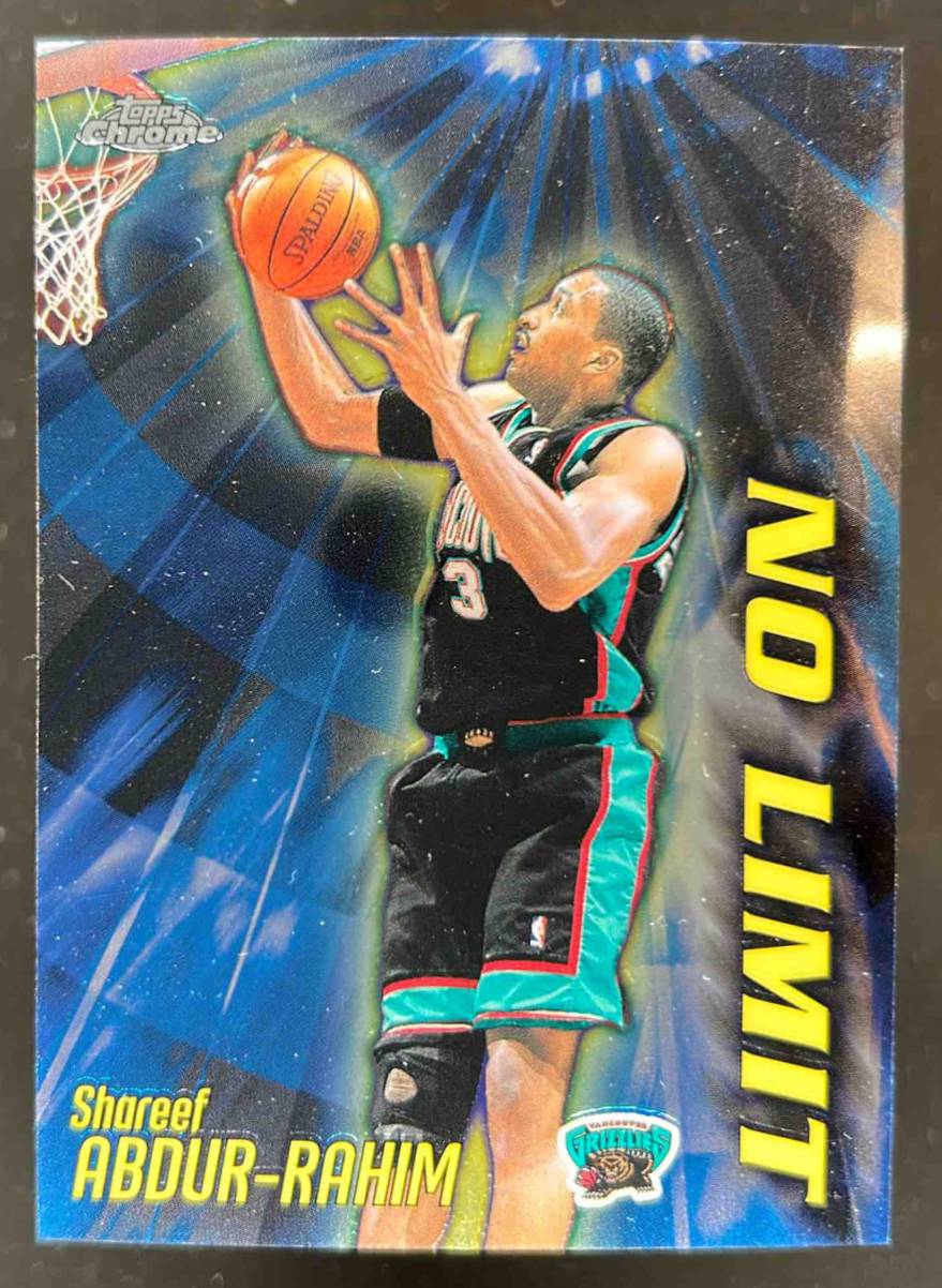 Card image for 2000-01 TOPPS CHROME SHAREEF ABDUR-RAHIM NO LIMIT #NL10