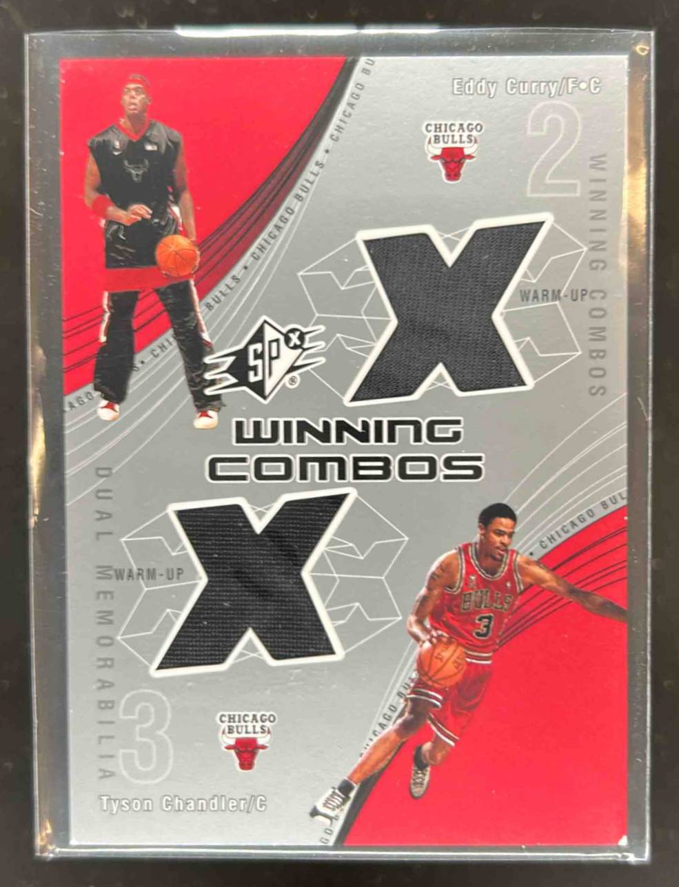 Card image for 2002-03 SPX EDDY CURRY / TYSON CHANDLER MEM WINNING COMBOS #EC/TC CHICAGO BULLS