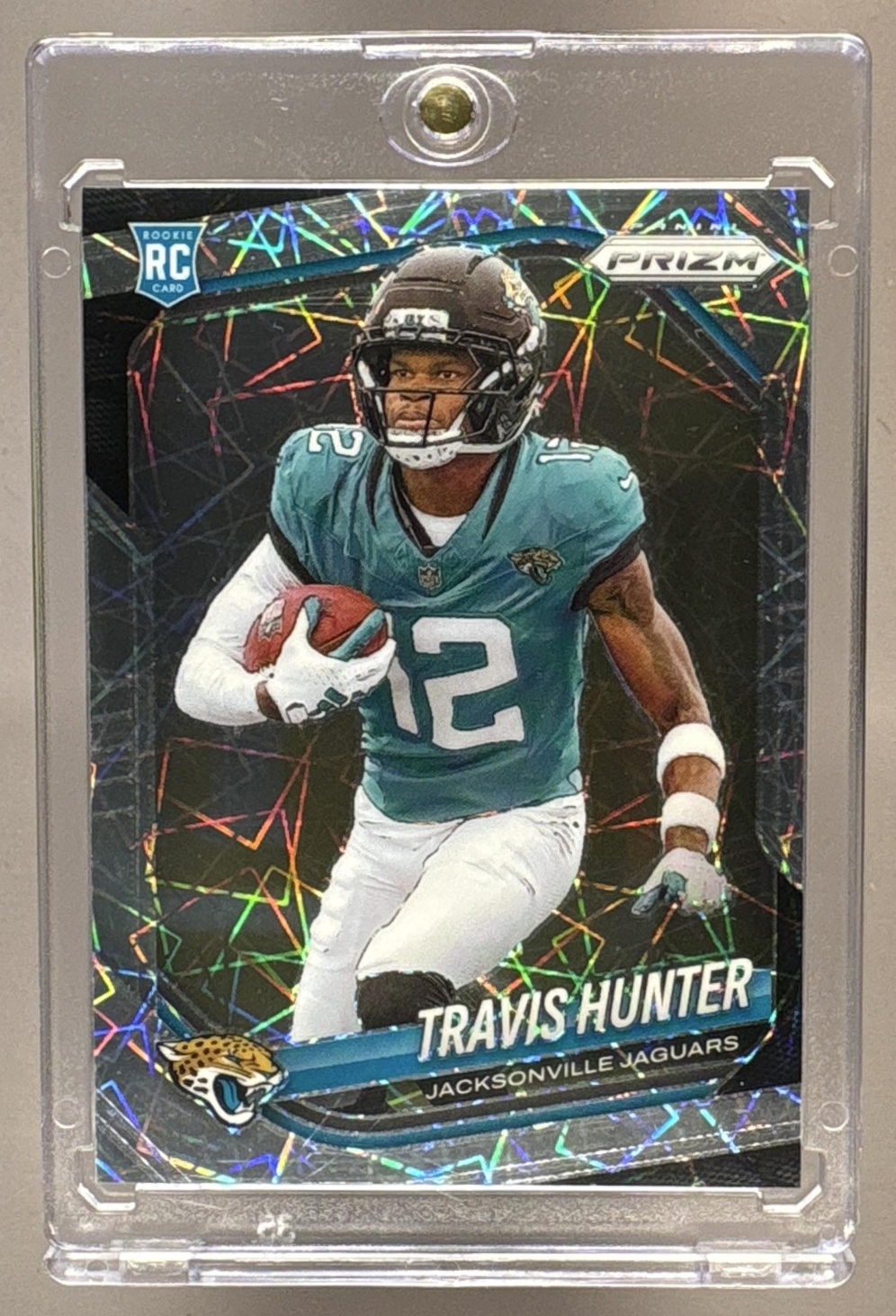 2025 PANINI PRIZM TRAVIS HUNTER #301 LAZER RC JAGUARS