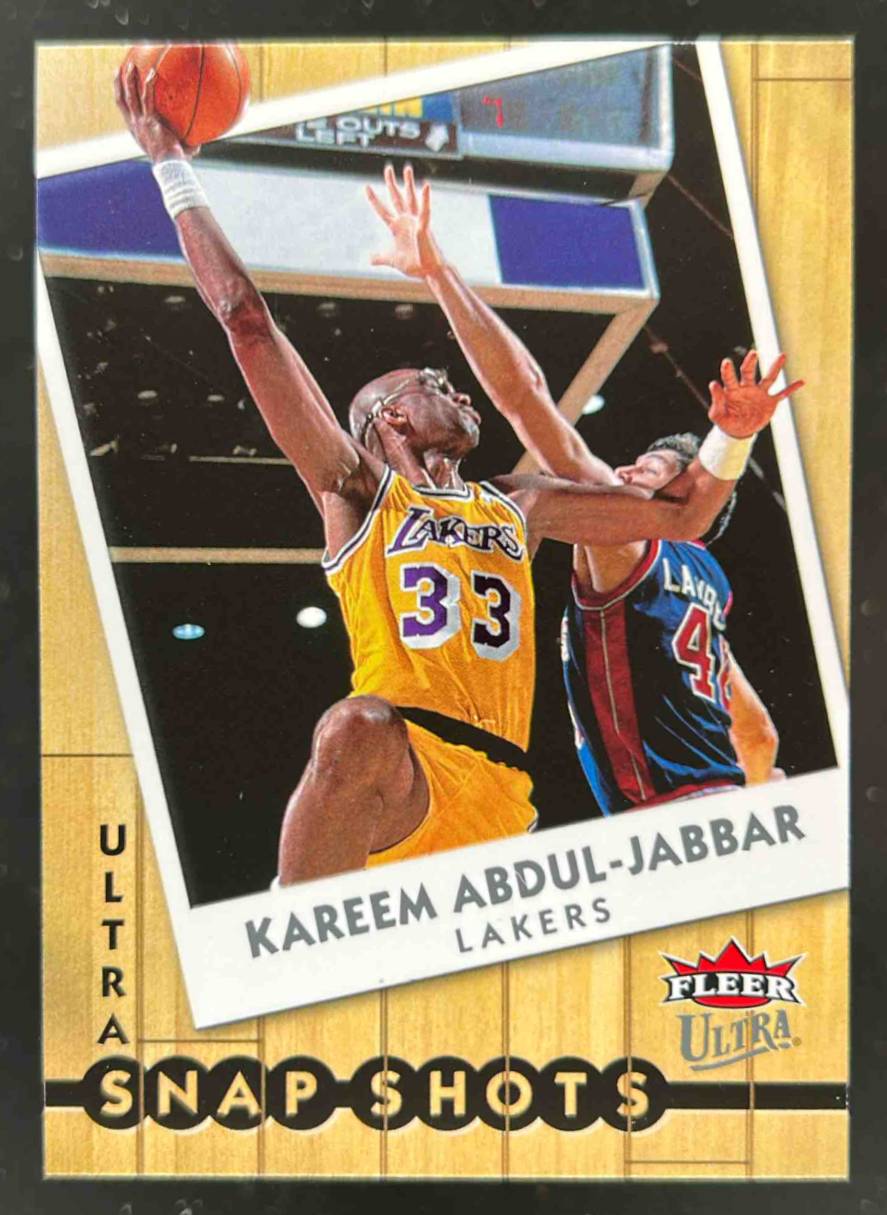 Card image for 2007-08 FLEER ULTRA KAREEM ABDUL-JABBAR SNAP SHOTS #SS-20 LOS ANGELES LAKERS