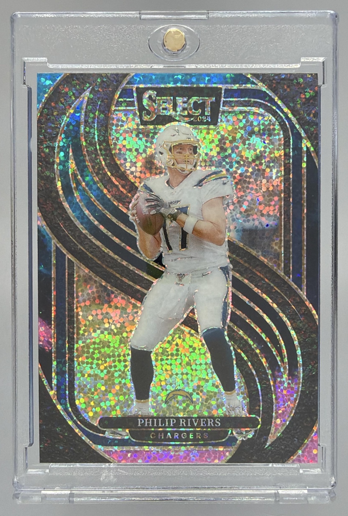 Card image for 2024 Panini Football Select Philip Rivers Premier #187 Los Angeles Chargers
