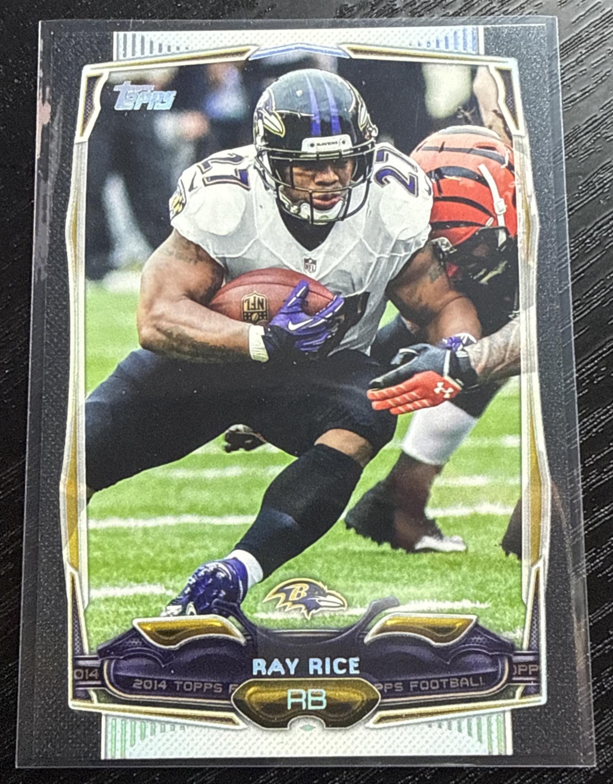 2014 Topps Ray Rice #245 Black 32/59 Ravens
