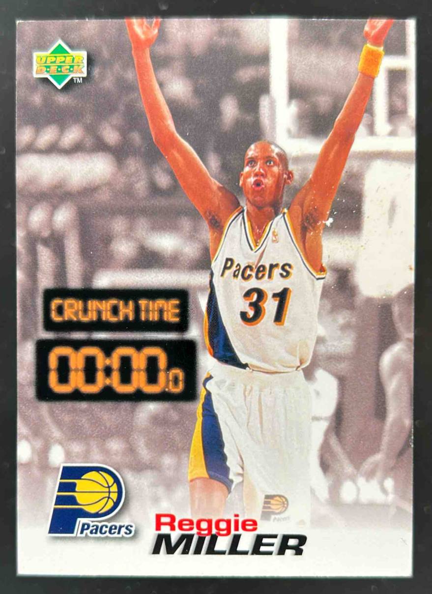 Card image for 1997-98 UPPER DECK NESTLE CRUNCH TIME REGGIE MILLER #CT29 INDIANA PACERS