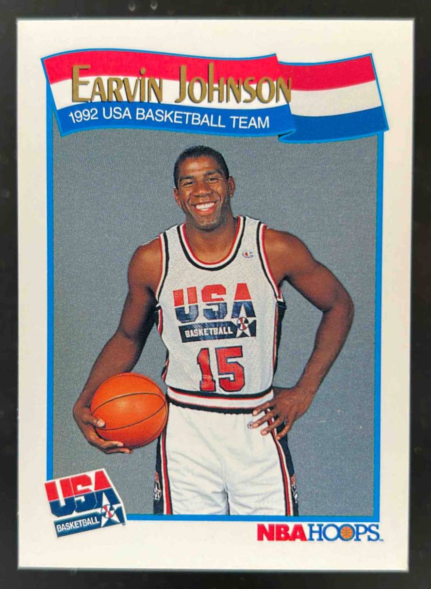 Card image for 1991-92 HOOPS EARVIN JOHNSON #578 USA