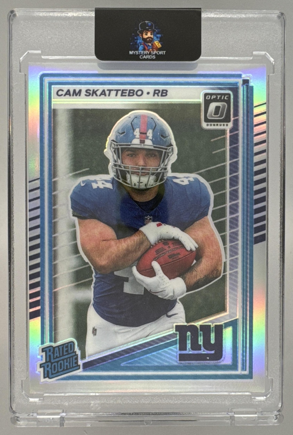 Card image for 2025 Panini Donruss Optic Cam Skattebo Hidden Potential #8 RC Giants