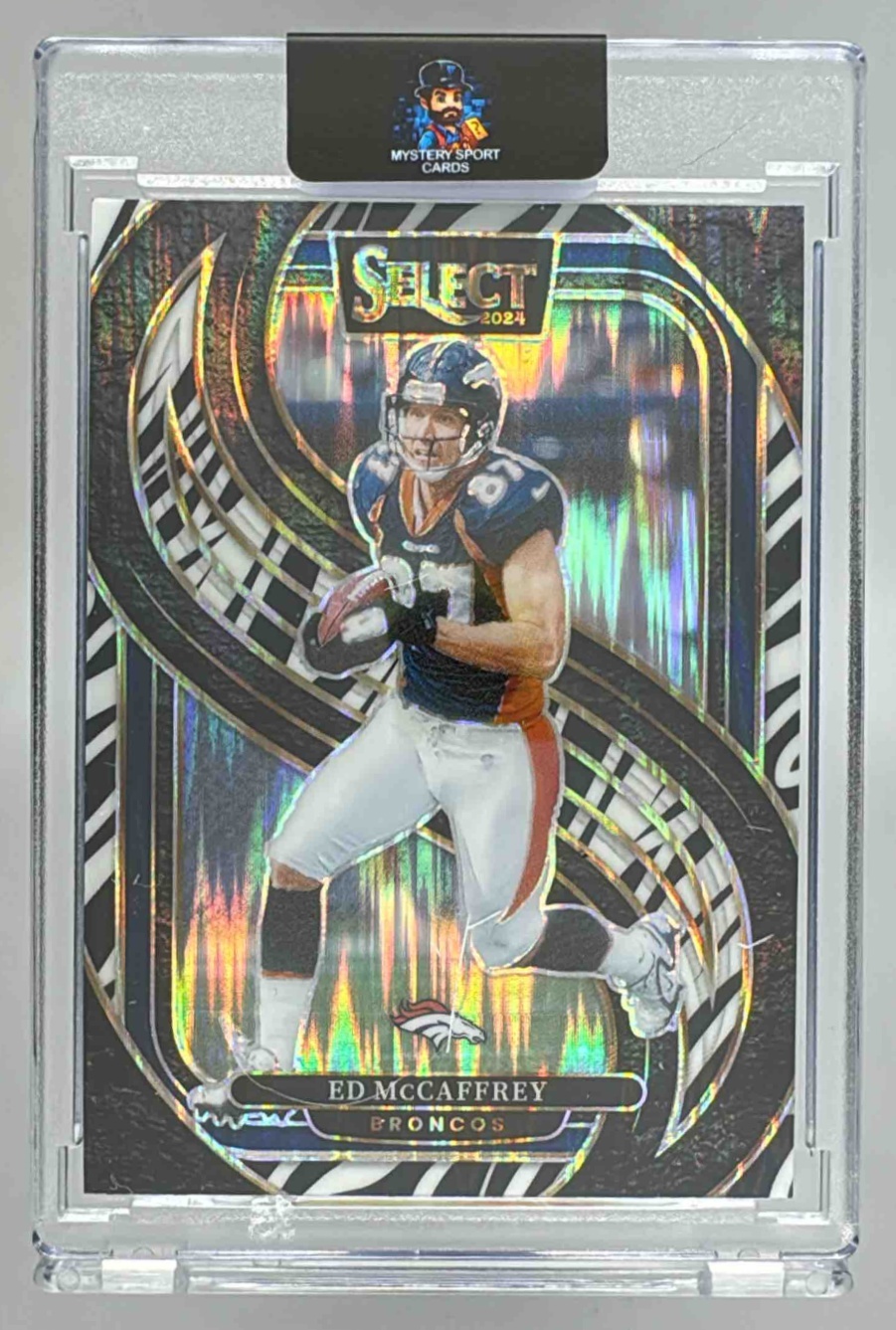 Card image for 2024 Panini Football Select Ed McCaffrey Premier #154 Denver Broncos