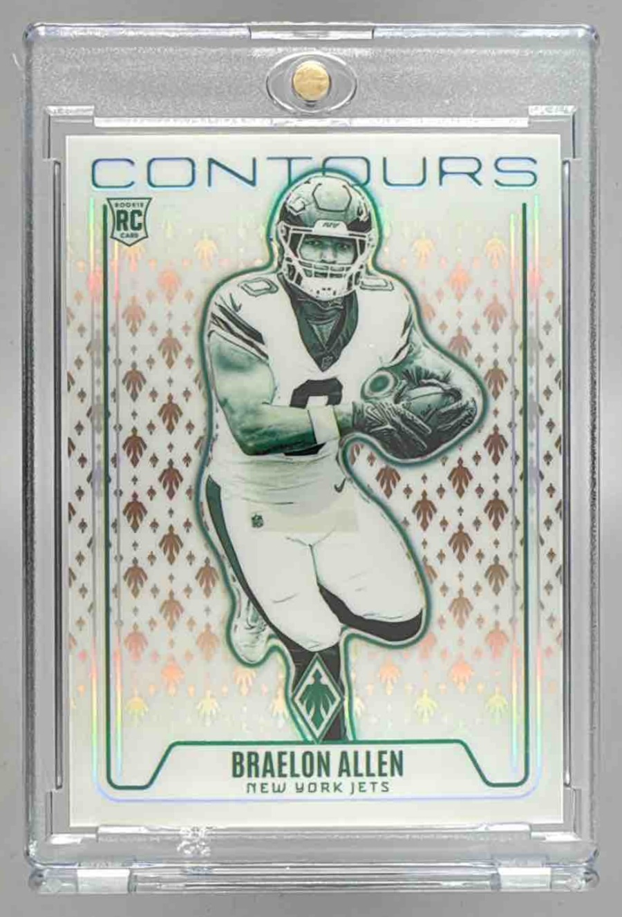 Card image for 2024 Panini Phoenix Braelon Allen Contours Bronze /75 #CON-BAN RC Jets