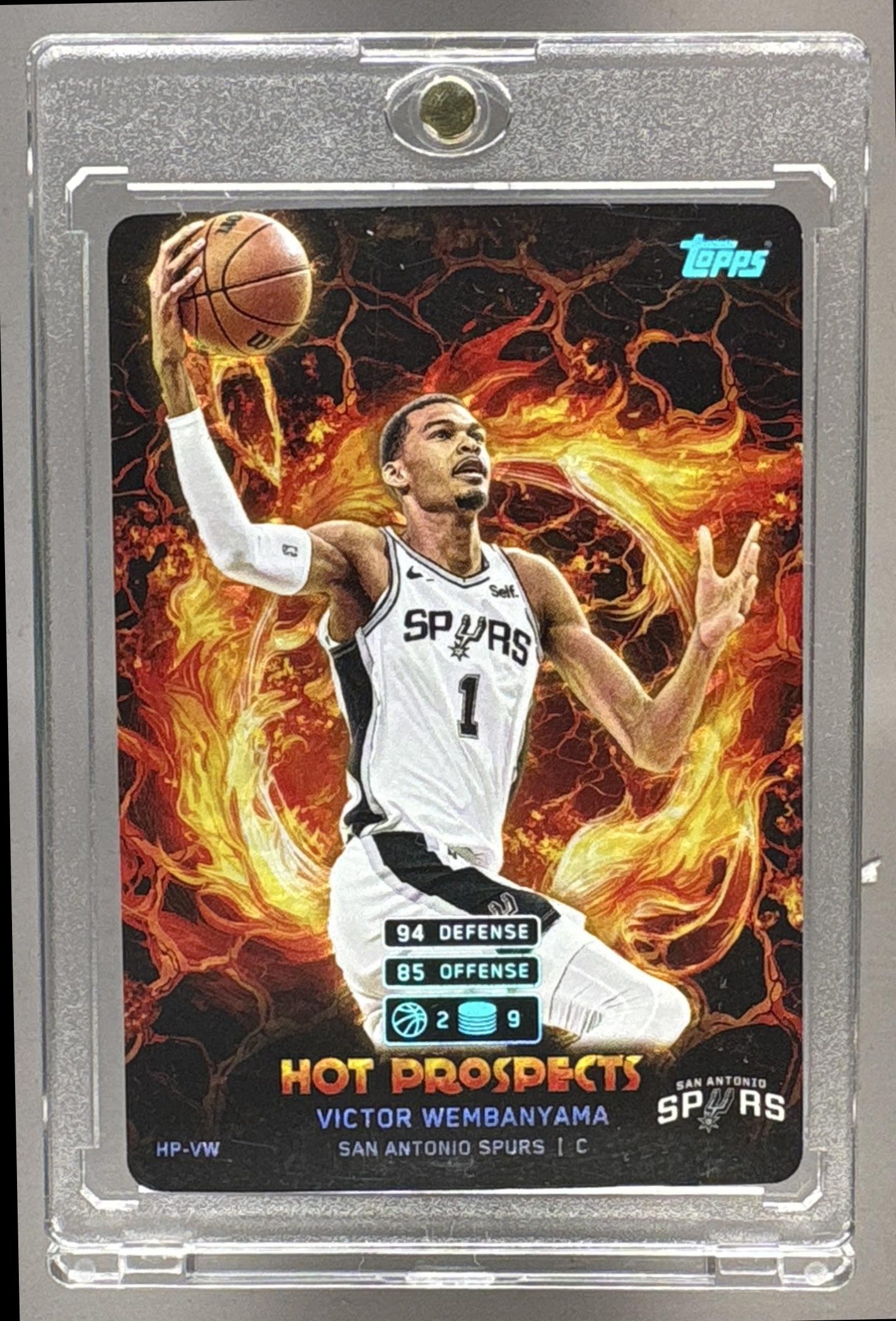 2025-26 TOPPS MATCH ATTAX VICTOR WEMBANYAMA #HP-VW HOT PROSPECTS SPURS