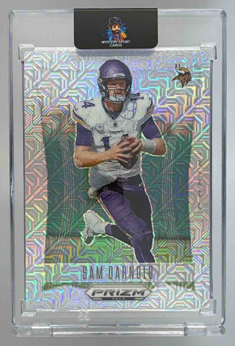 Card image for 2024 Panini Football Prizm Deca Sam Darnold #209 Minnesota Vikings