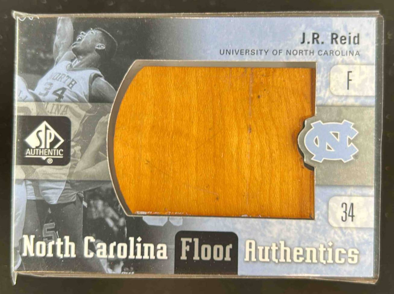 Card image for 2011-12 SP AUTHENTIC J.R. REID NORTH CAROLINA FLOOR #UNC-JR TAR HEELS