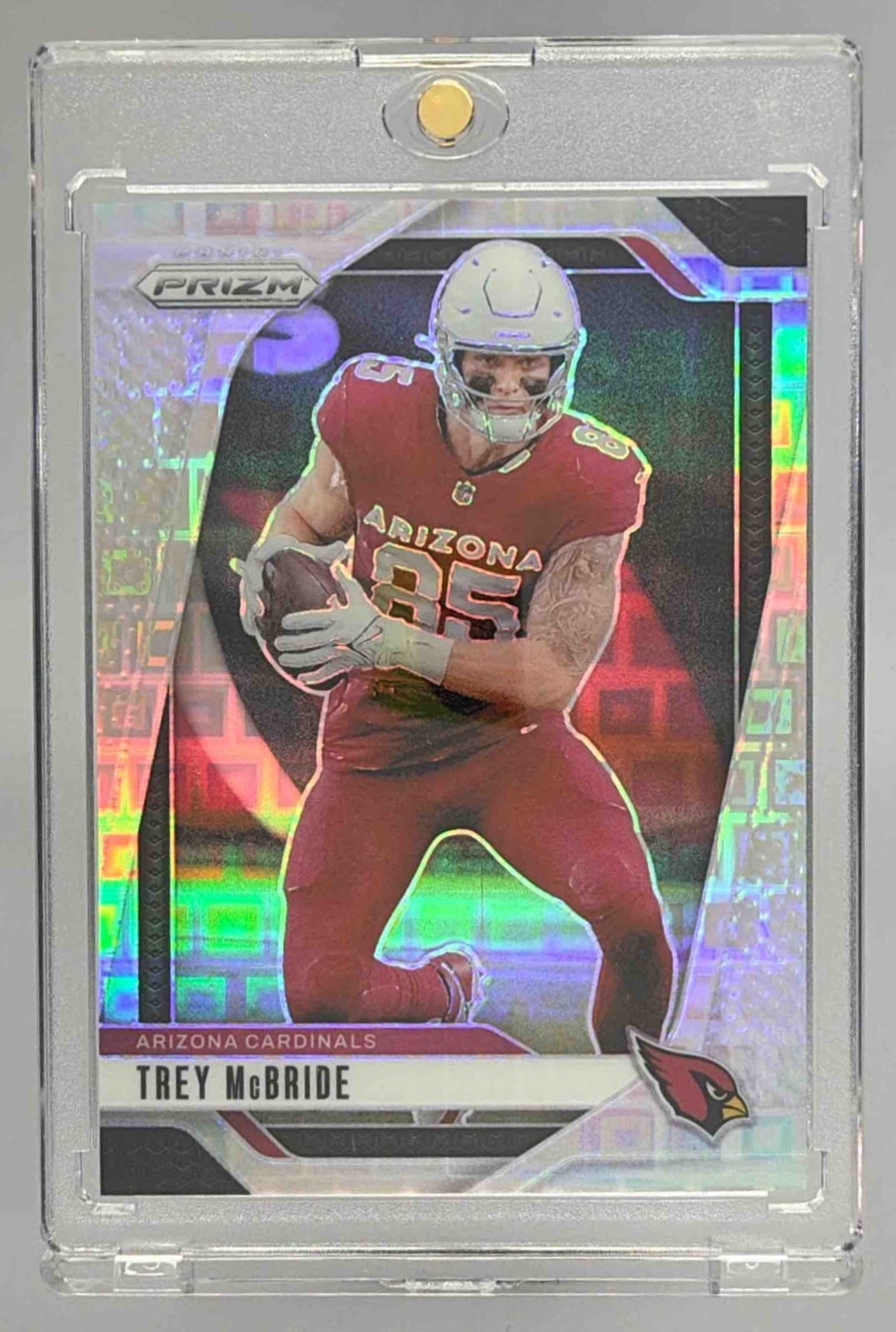 Card image for 2024 Panini Football Prizm Trey McBride Pandora /400 #4 Arizona Cardinals