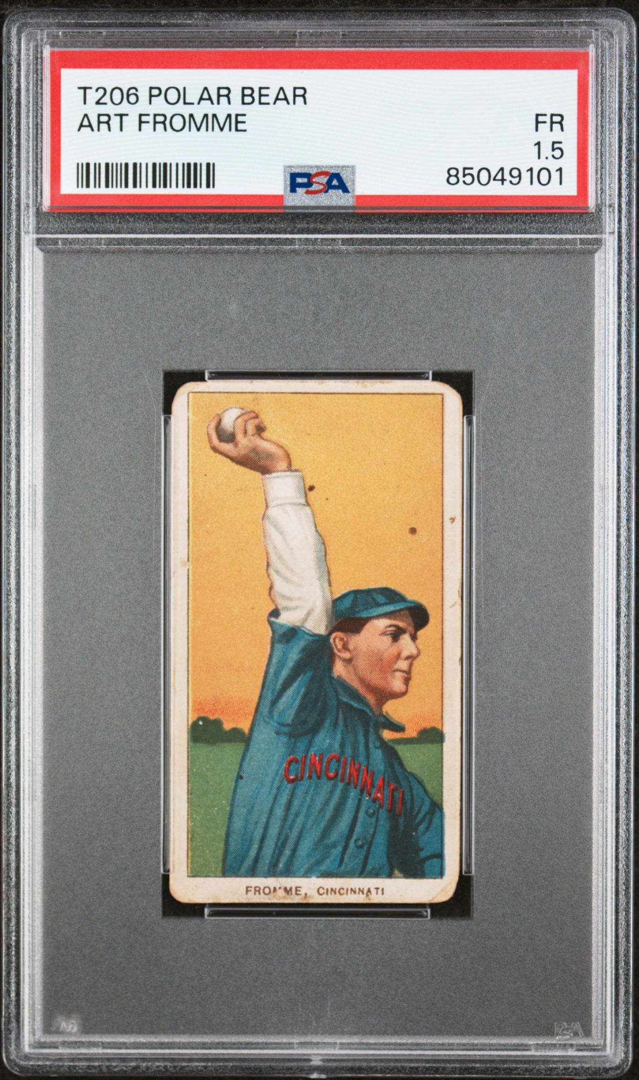 1909 T206 Art Fromme Polar Bear PSA 1.5