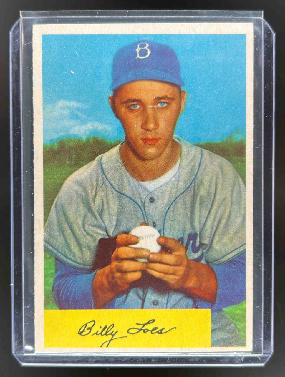 Card image for 1954 BOWMAN BASEBALL BILLY LOES #42