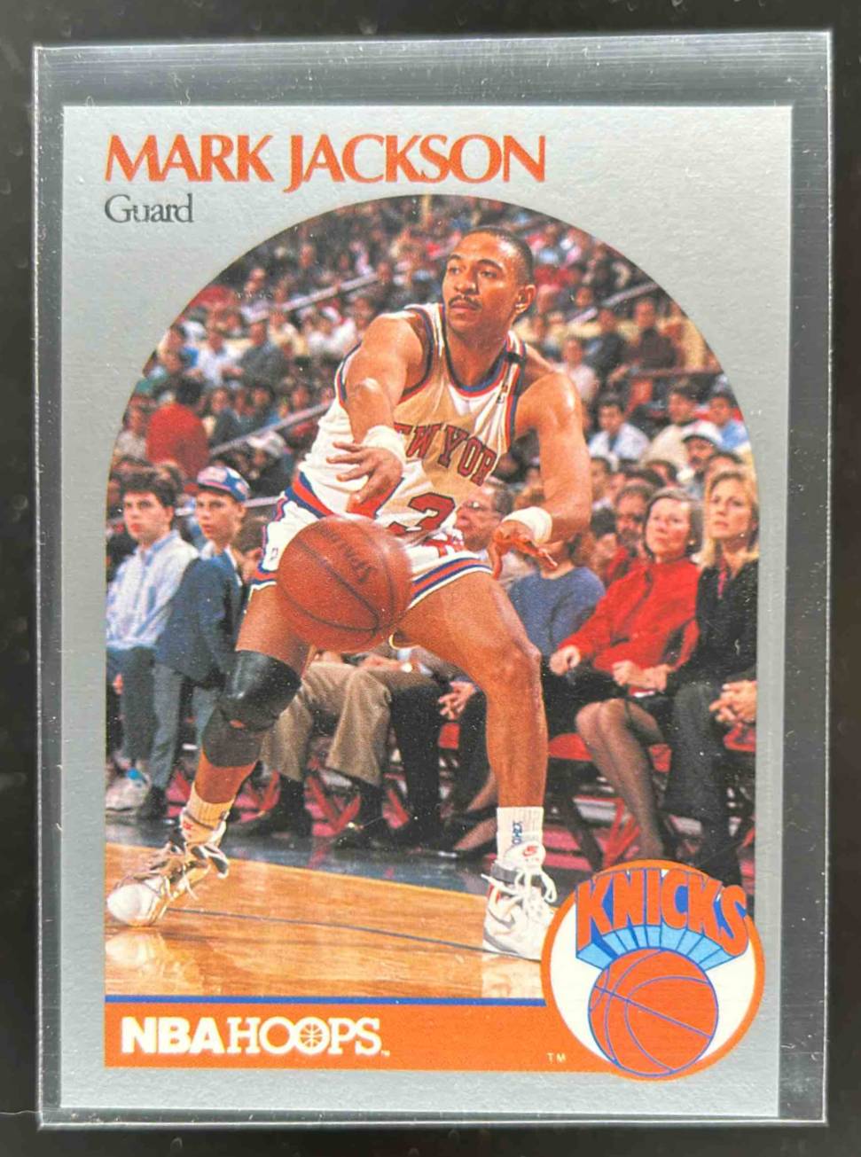 Card image for 1990-91 HOOPS MARK JACKSON #205 NEW YORK KNICKS