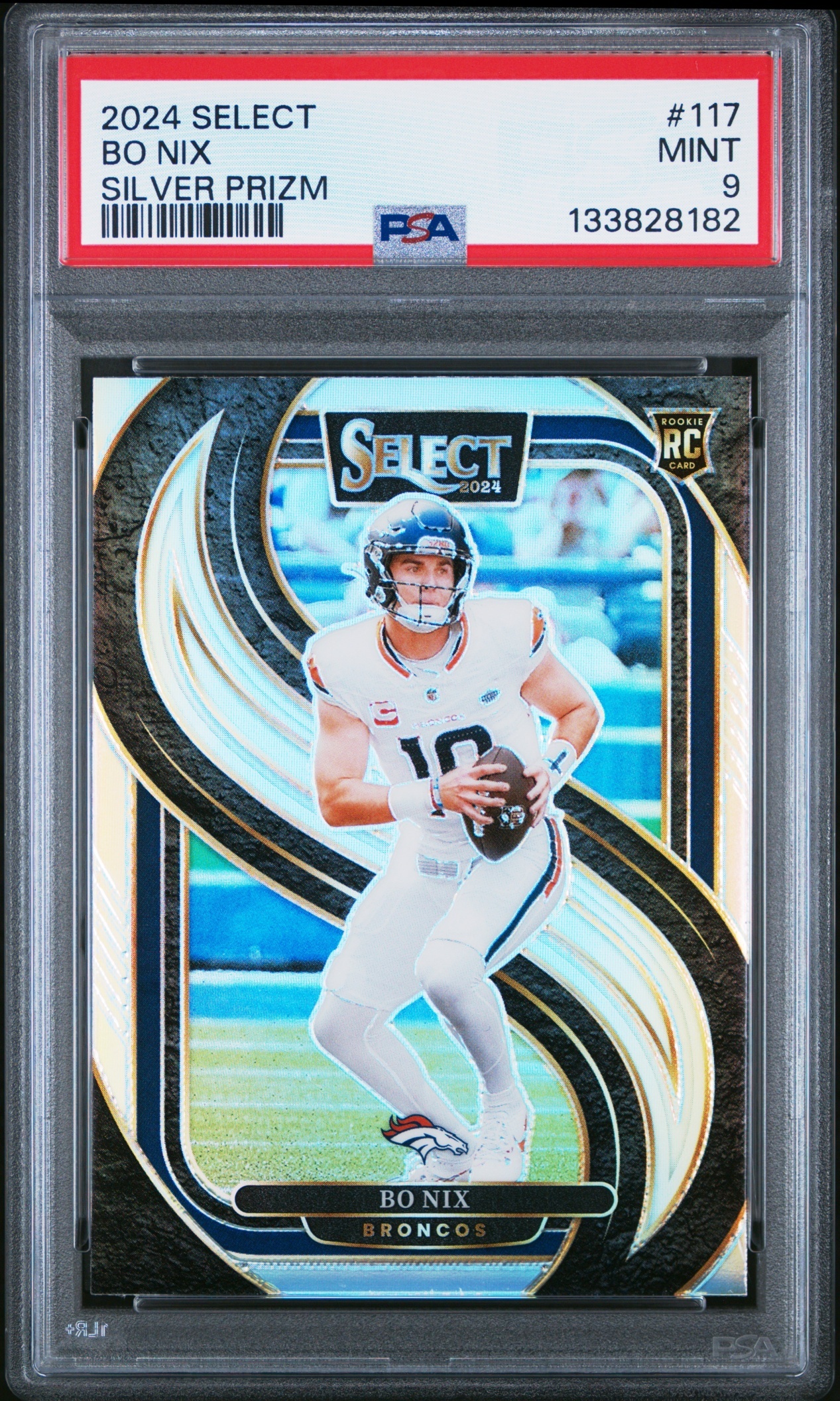Card image for 2025 Panini Select Brock Purdy Premier Level Silver Prizm #117 49ers