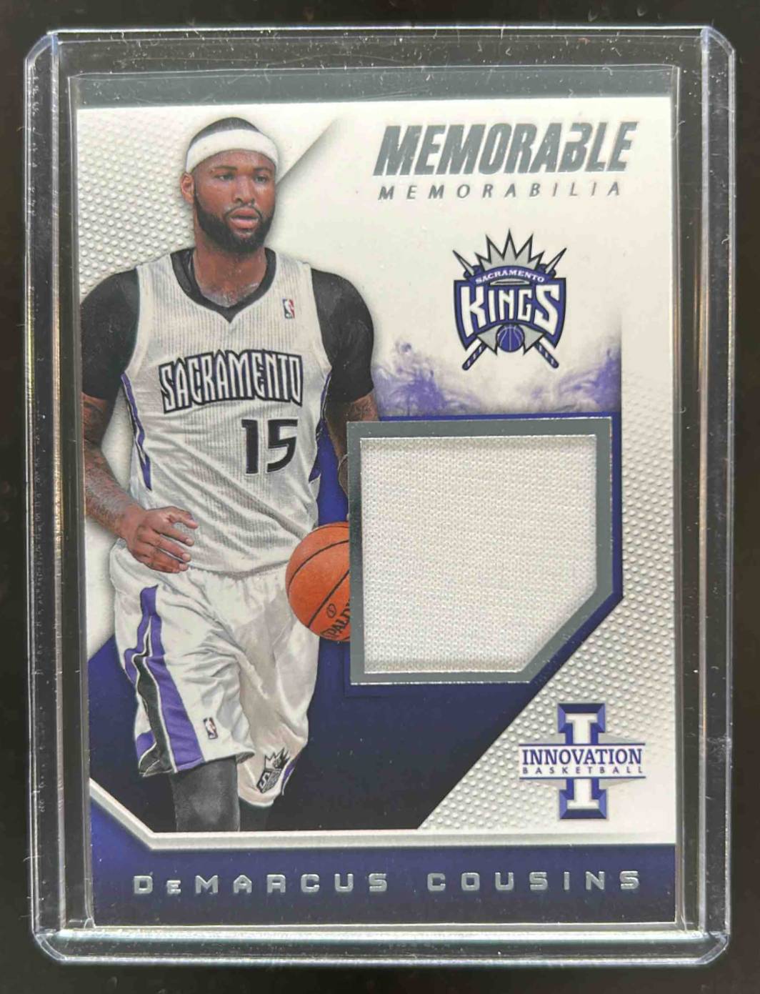 Card image for 2013-14 Panini Innovation DeMarcus Cousins Memorable Memorabilia 154 /175 #30