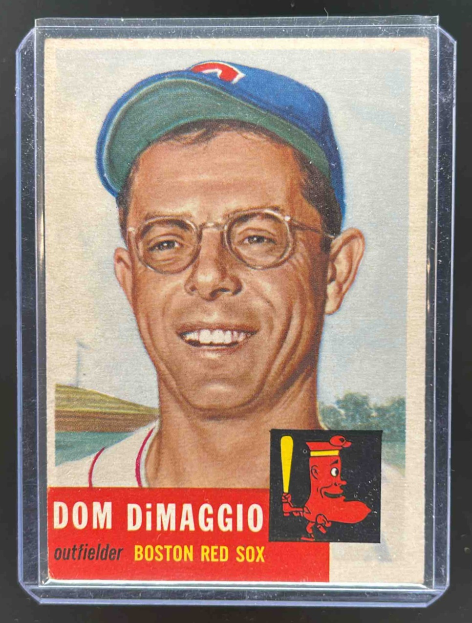 Card image for 1953 TOPPS BASEBALL DOM DIMAGGIO #149B BOSTON RED SOX
