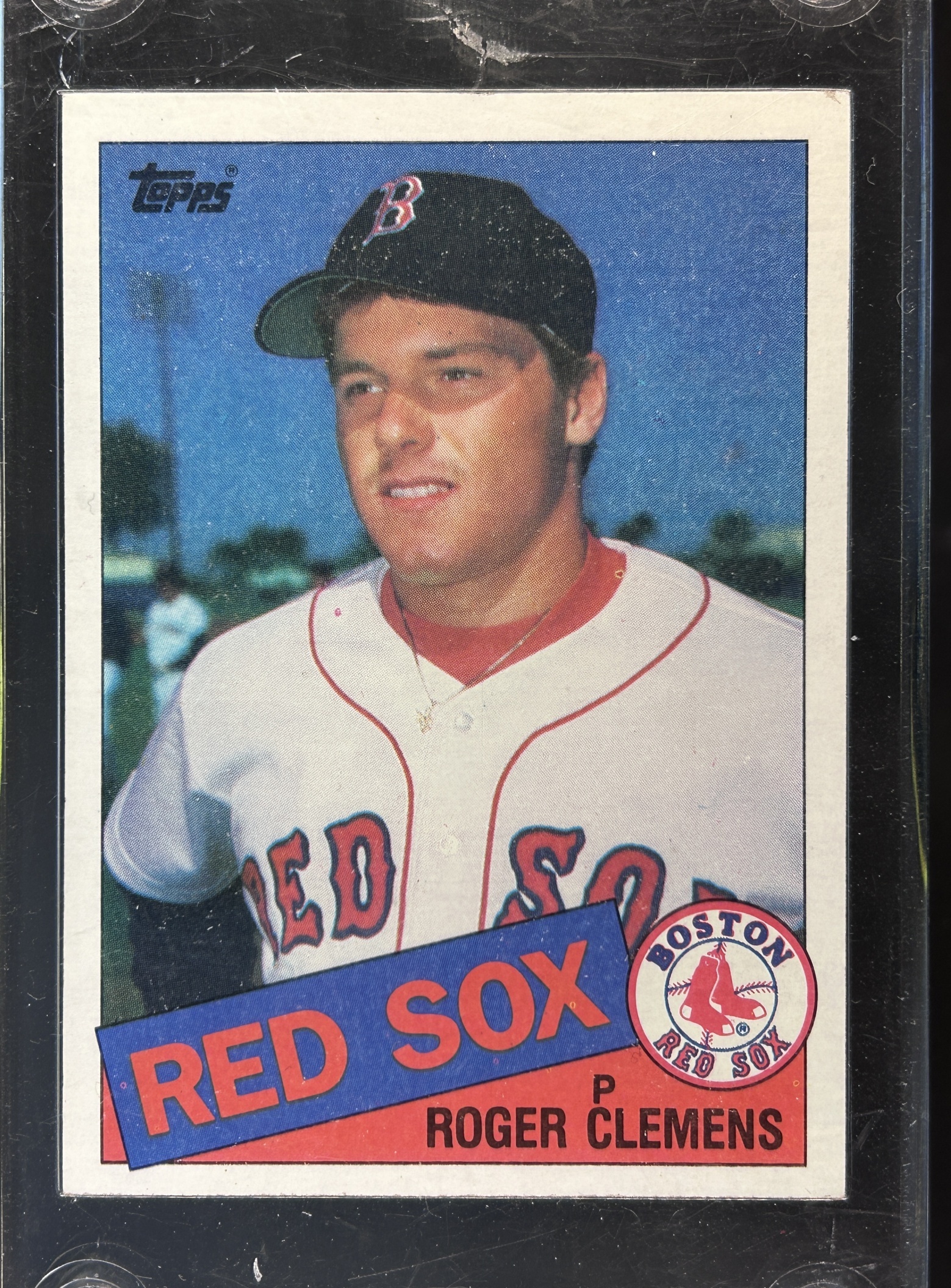 Card image for 1985 TOPPS ROGER CLEMENS #181 RC ROOKIE BOSTON RED SOX