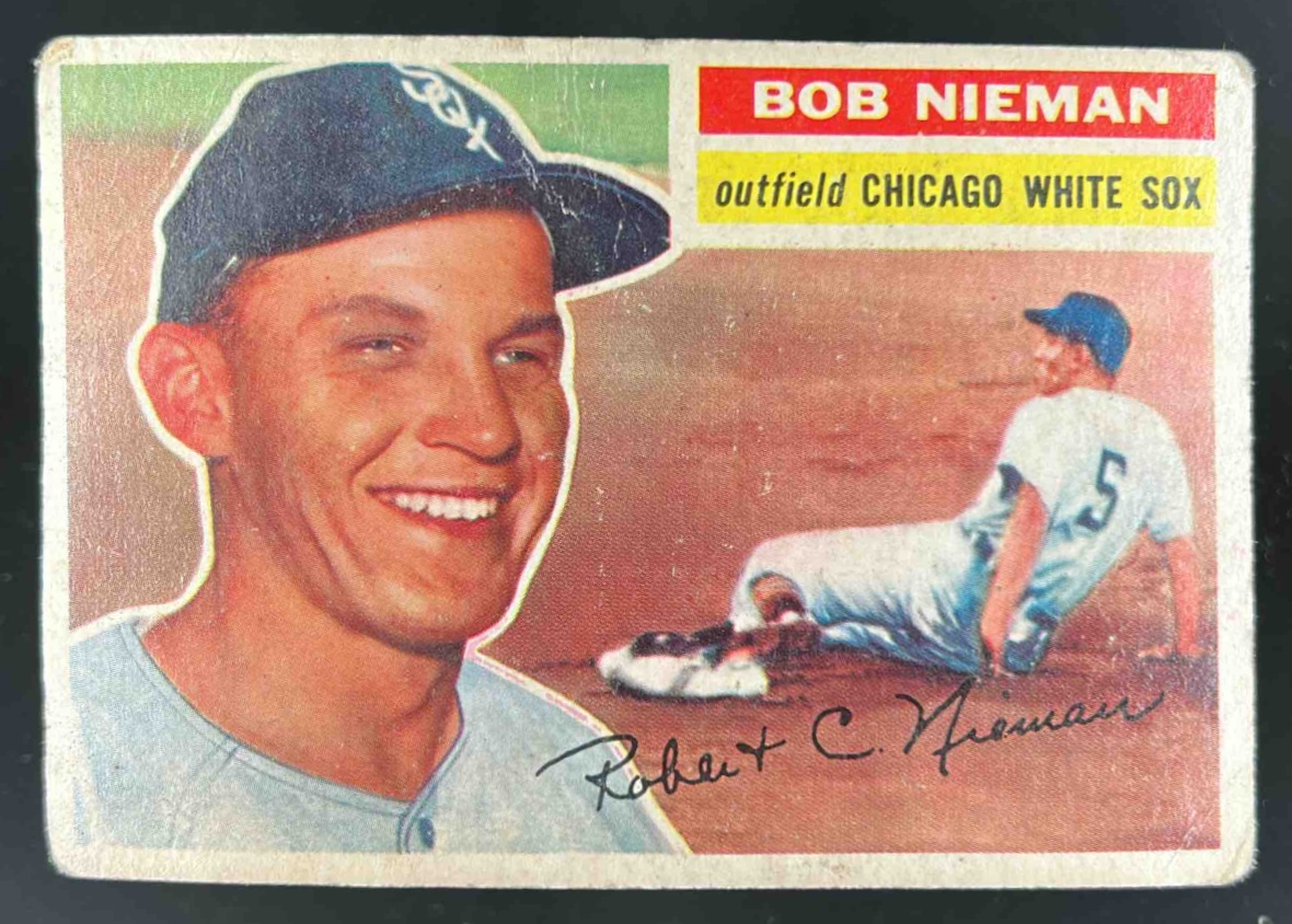 Card image for 1956 TOPPS BASEBALL BOB NIEMAN #267 CHICAGO WHITE SOX