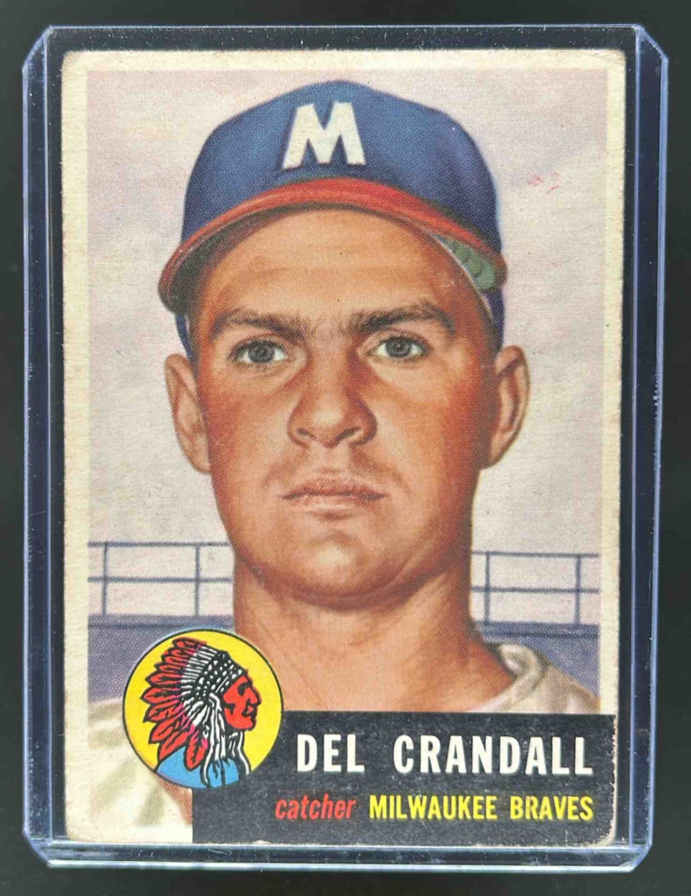 Card image for 1953 TOPPS DEL CRANDALL #197